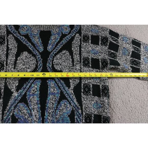 Vintage Barnaby Sweater Mens 1X Geometric Print Virgin Acrylic Coogie Style 90s - Picture 5 of 6